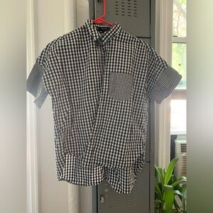 EUC Madewell Black/White Gingham, XS